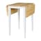 International Concepts Rectangle Small Dropleaf Table, White / Natural, 20.6 W, 36 L, 29 in H, Wood, White/Natural T02-2236D - alternate 2